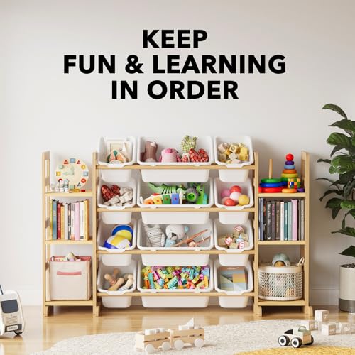 SpaceAid Toy Storage Organizer with 6 Shelves and 12 Bins - Image 7