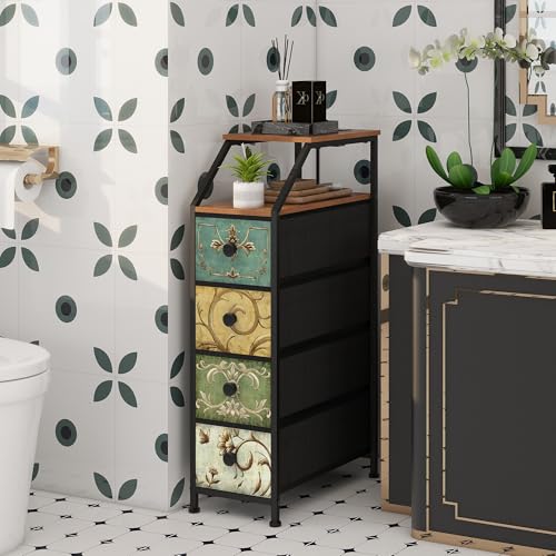 Tohomeor Narrow Dresser Tall Skinny Storage Tower Vertical Slim - Image 6