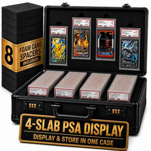 Graded Card Storage Box - Card Slab Case with Lock - 4 Row - Image 2