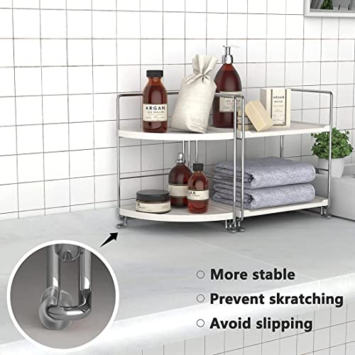 2-Tier Bathroom Countertop Organizer - Vanity Tray Cosmetic & - Image 7