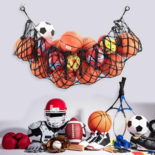 Sports Ball Storage Net,Hanging Basket Organizer Net - Image 5