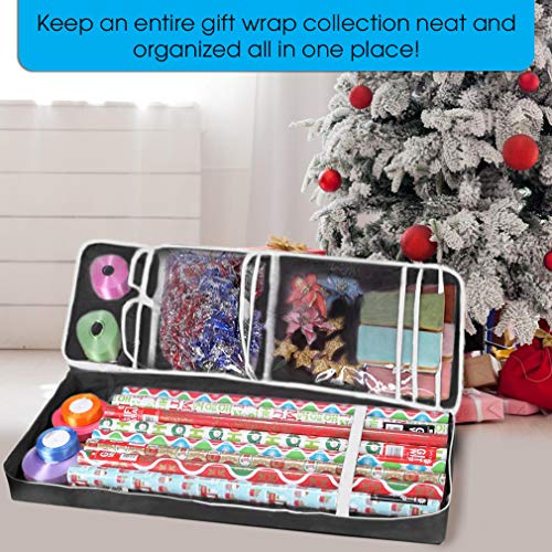 Christmas Gift Wrap Organizer | Wrapping Paper Storage - Image 7