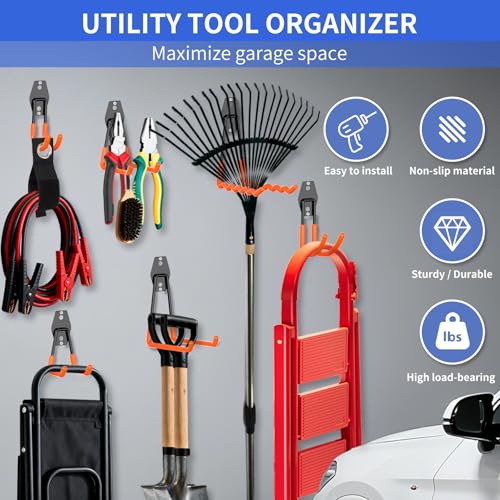 Garage Hooks Heavy Duty Garage Storage Hooks 24 Pack | Garage Storage - Image 7