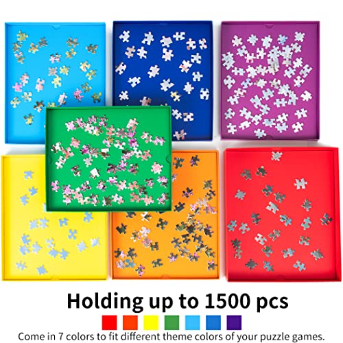 Tektalk Puzzle Sorting Trays Stackable Jigsaw Puzzle Sorters - Image 5