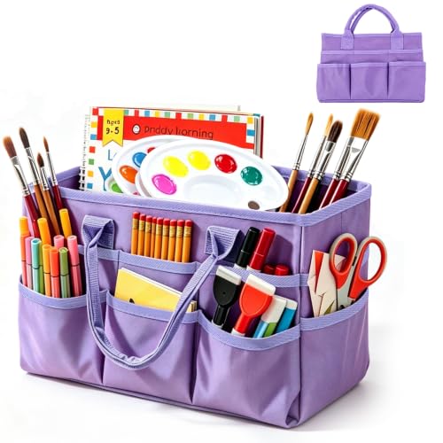 Craft Organizer Tote Bag, Art Supply Organizer Bag for Art - Image 2