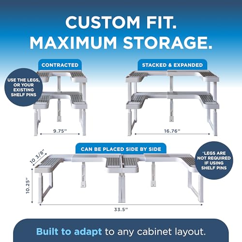 Spicy Shelf 3.0 - Expandable 2 Tiered Spice Rack Organizer - Image 3