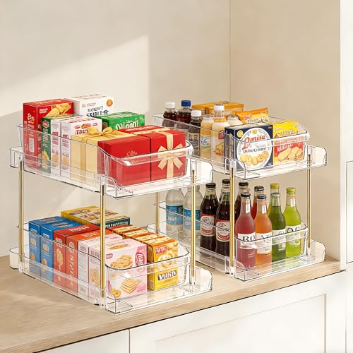 LAREKUN2pack 2-Tier Organizer & Storage Unit Stackable Bathroom - Image 6