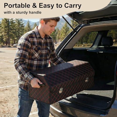 Trunk Organizer with Lid for Car Foldable Storage Box - Image 4