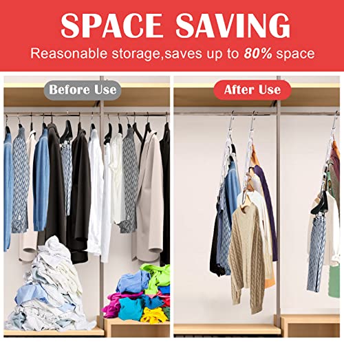 12 Pack Space Saving Hangers for Clothes: Collapsibl | All Products - Image 5