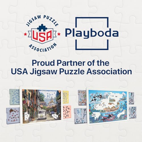 Playboda 1000 Pieces Rotating Plastic Puzzle Board | Home Organization - Image 6
