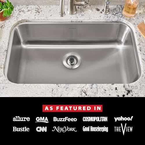 Kitchen SinkShroom Revolutionary Clog-Free Stainless Steel Sink - Image 5