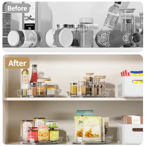 LAMU 4 Pack Lazy Susan Organizer Turntable for Cabin | All Products - Image 7