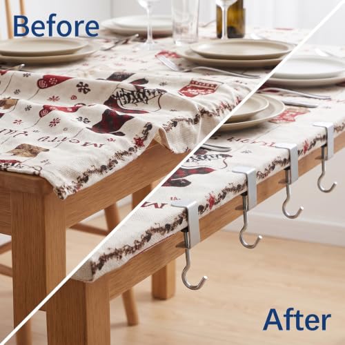 24 Adjustable Table Cloth Holder Clips Metal, Heavy Duty Table - Image 7