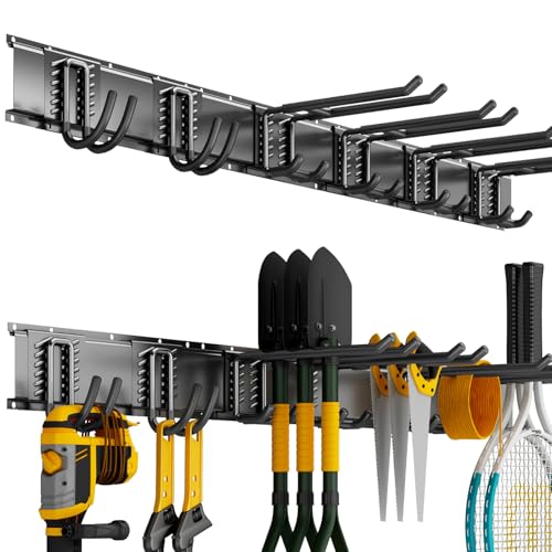 Garage Tool Organizer Wall Mount, 48 Inch Heavy Duty - Image 2
