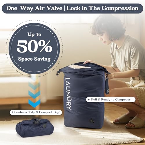 Travel Laundry Bag, Waterproof Compression Storage - Image 5