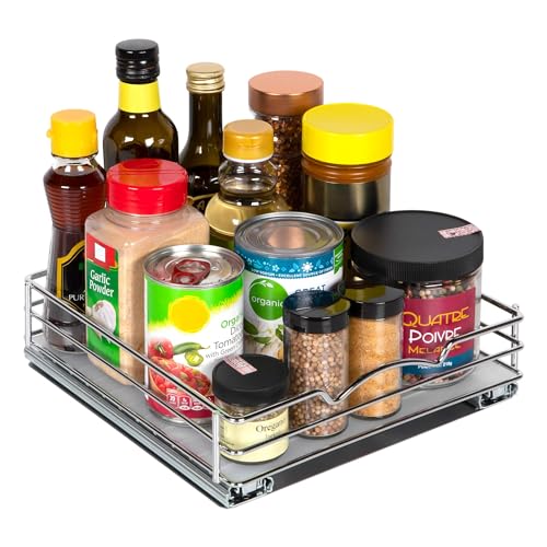 Pull Out Spice Rack for Cabinet, Spice Organizer 10 ⅜"W x - Image 2