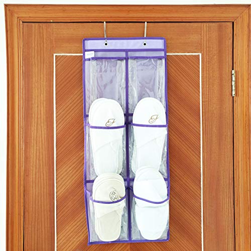 Over The Door Hanging Shoe Organizer Narrow Closet Door Shoe - Image 6