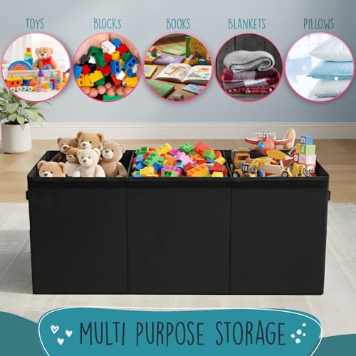 SoftOwl Extra Large Toy Storage Organizer with Lid | Home Organization - Image 5