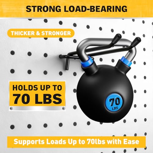 200-Piece Extra Thick Pegboard Hooks Set, 1/4" Heavy Duty - Image 8