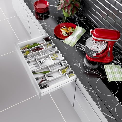 Practical Comfort Aluminum Drawer Organizer for Kitchen Utensils - Image 5