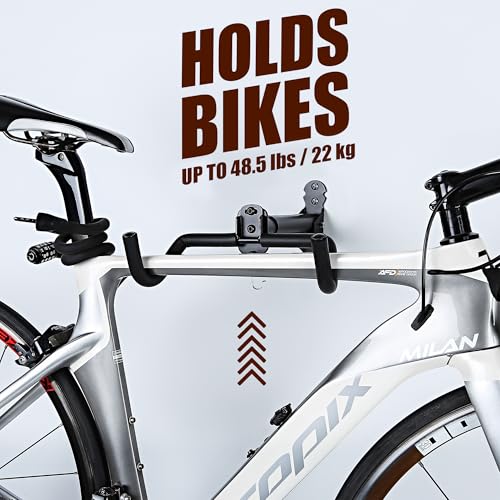 Gootus Bike Wall Mount Hanger - Horizontal Bicycle Indoor - Image 3