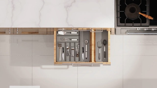 Simple Houseware Expandable Kitchen Drawer Flatware Organizer - Image 8