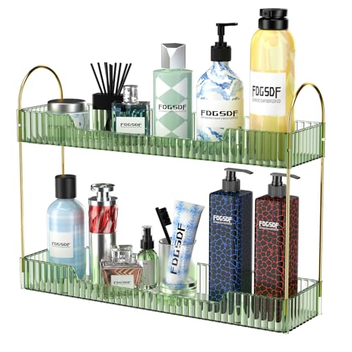 GTI Narrow Bathroom Organizers and Storage, 2 Tier Rectangle - Image 2