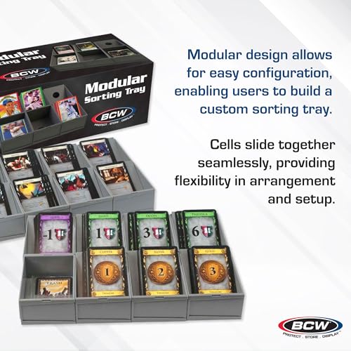 BCW Modular Card Sorting Tray | Customizable Display - Image 4