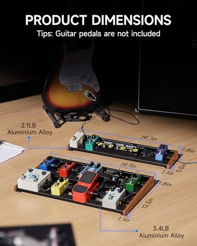 Donner Guitar Pedal Board with Built-in Power Supply - Image 6