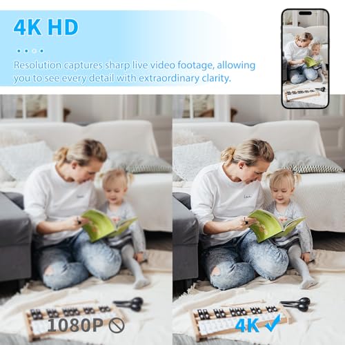 Mini Camera 2026 4K HD WiFi Portable Nanny Cam with | All Products - Image 6