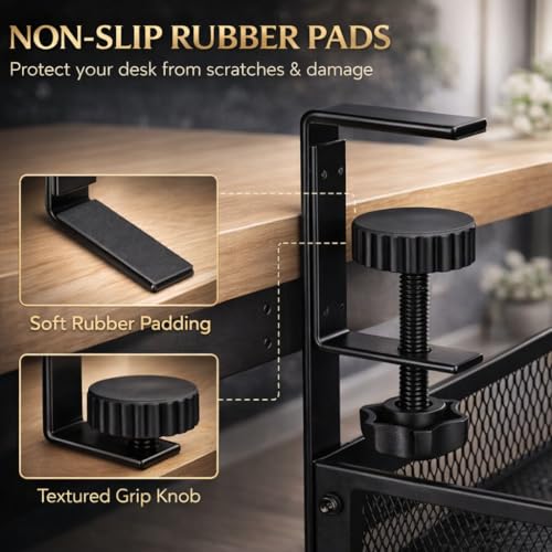 Under Desk Cable Management Tray – 25” Metal Cable | Home Organization - Image 7