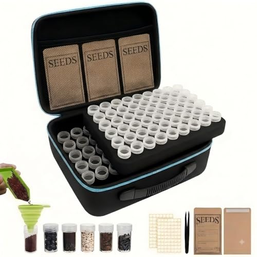 120 Slot Seed Storage Organizer Box, Hard Shell Seed Saver - Image 2