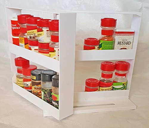 Spice Organizer Racks for Cabinets Space Saver Holds More Spices - Image 7