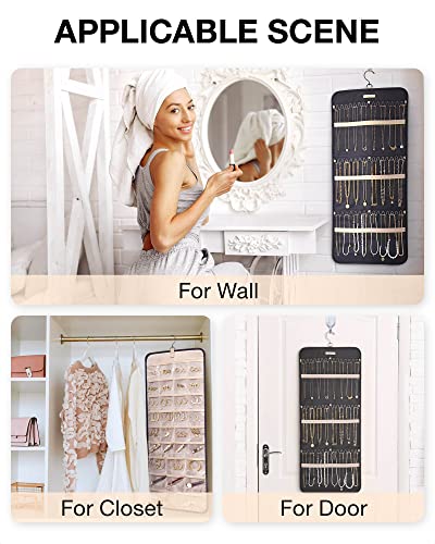 BAGSMART Hanging Jewelry Organizer Necklace/Earring/Ring - Image 7