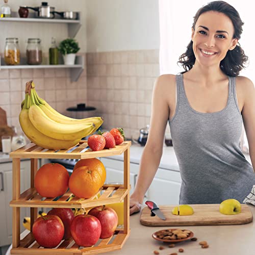 Bambüsi 3-Tier Corner Shelf, Kitchen Cabinet Organiz | All Products - Image 7