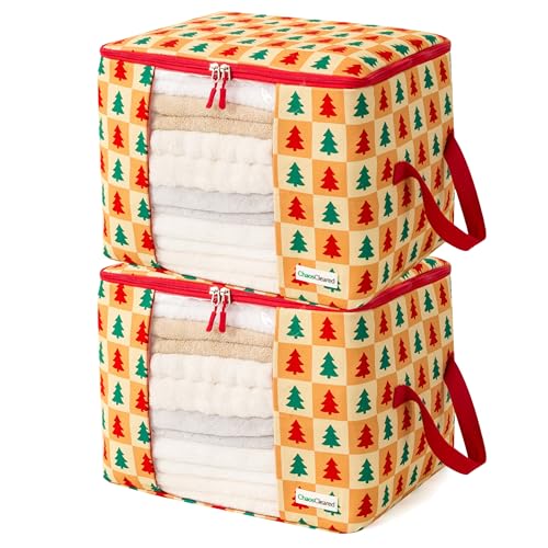 Canvas Storage Bags Designer Organizer 2 Pack – Seasonal - Image 2