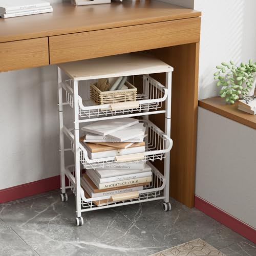 NiuYichee 4-Layer Fruit Basket Kitchen Food Organizer and Rack - Image 6