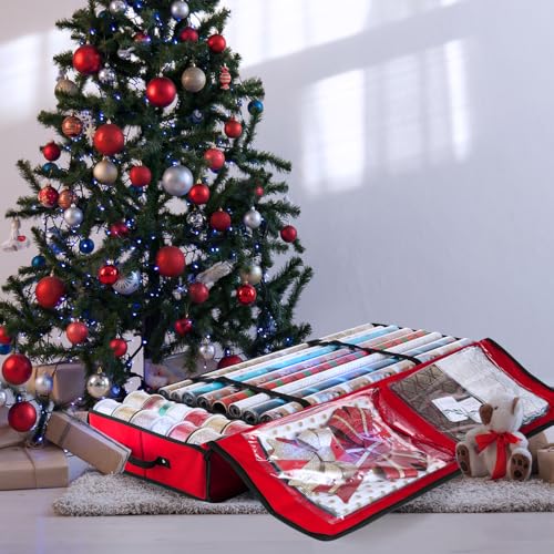 Hearth & Harbor Wrapping Paper Storage Container | Home Organization - Image 3