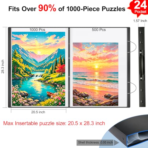 Puzzle Storage Book & Folder Album Binder for 500-1000 - Image 3