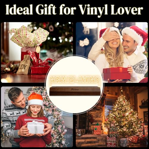 Onmiwod Light Up Now Playing Vinyl Record Stand Wall - Image 7