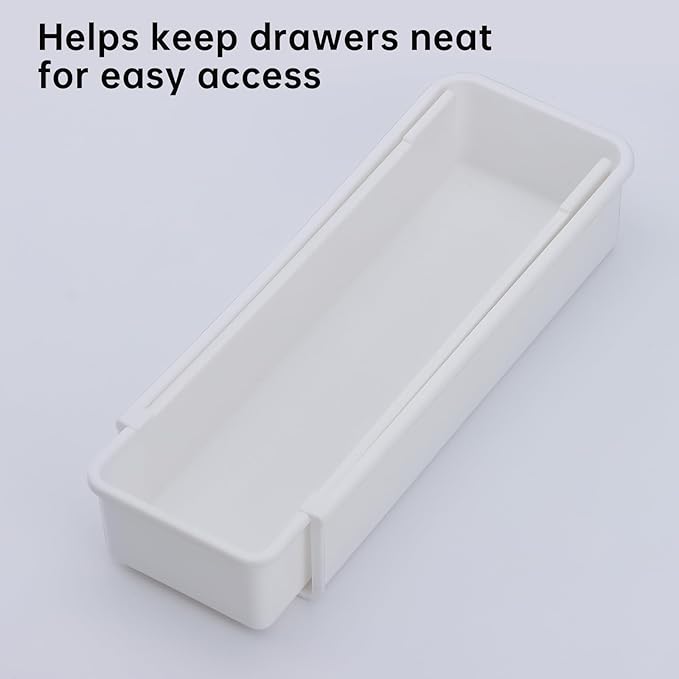 Expandable Straw Organizer Drawer for Cabinet,Reusable Extra Long Straw Drawer Organizer Fits for 60oz Stanley Long Straw