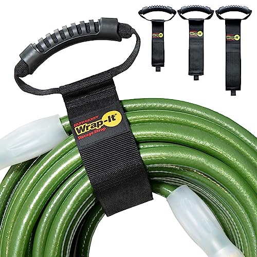 Wrap-It Storage Easy-Carry Straps - Assorted 3-Pack Black - Image 2