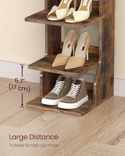 VASAGLE 7-Tier Vertical Shoe Rack, Narrow Shoe Storage - Image 6