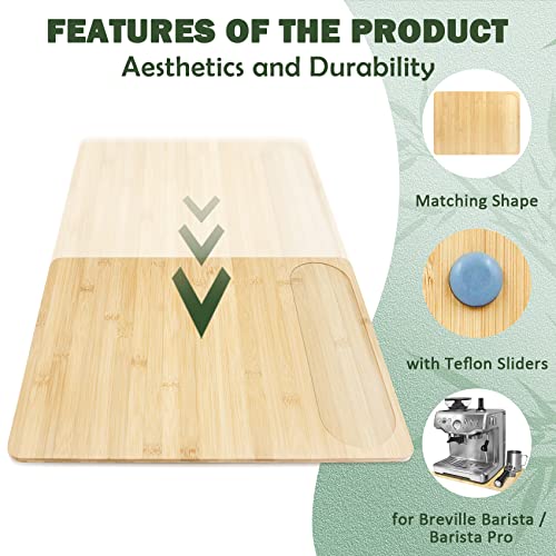 UPGRADED Oversize Bamboo Appliance Slider fit for Breville - Image 6