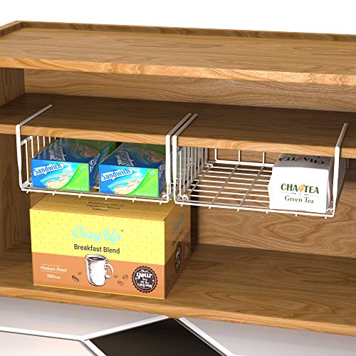 Simple Houseware 2-Pack Under Shelf Wire Metal Baske | All Products - Image 5