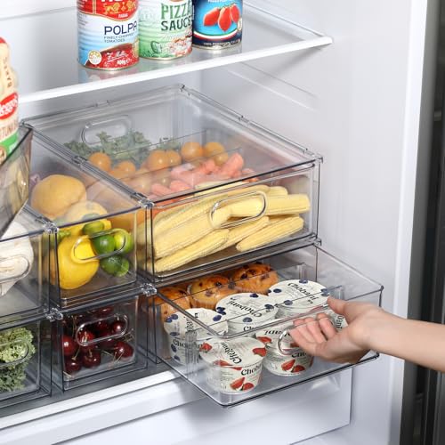 Fridge Organizers and Storage Pull Out Drawer, 2 Small - Image 5