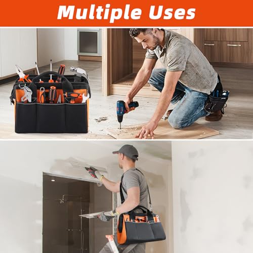 Tool Bag 14'', Thick Outer Pocket Tool Organizer Waterproof - Image 8