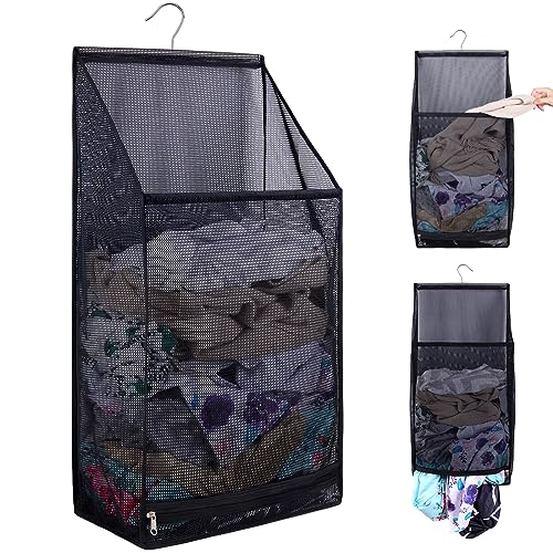 Hanging Collapsible Breathable Mesh laundry bags,Fast - Image 2