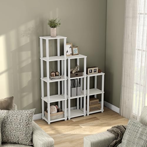 Homes: Inside + Out Apexa Modern 5-Tier Narrow Shelving Units - Image 5