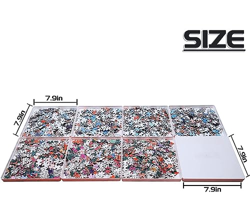 8 Sorting Trays with Lid 8x8 Premium Puzzle Trays - Image 4